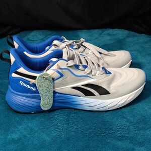 Reebok Verse Blue Gray Black White Running Sneaker Athletic Men’s Size